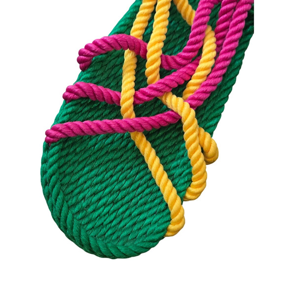 Nomadic State of Mind Rope Sandals Multicolor Unisex Size 39 Washable Boho - Picture 2 of 7
